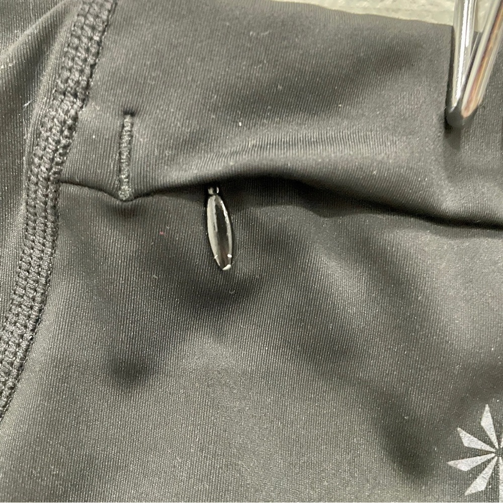 Athleta Black Mesh Leggings - Picture 10 of 10